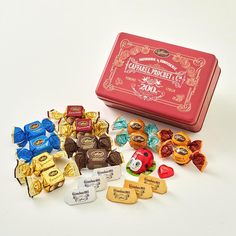 Caffarel 200周年アンティーク缶